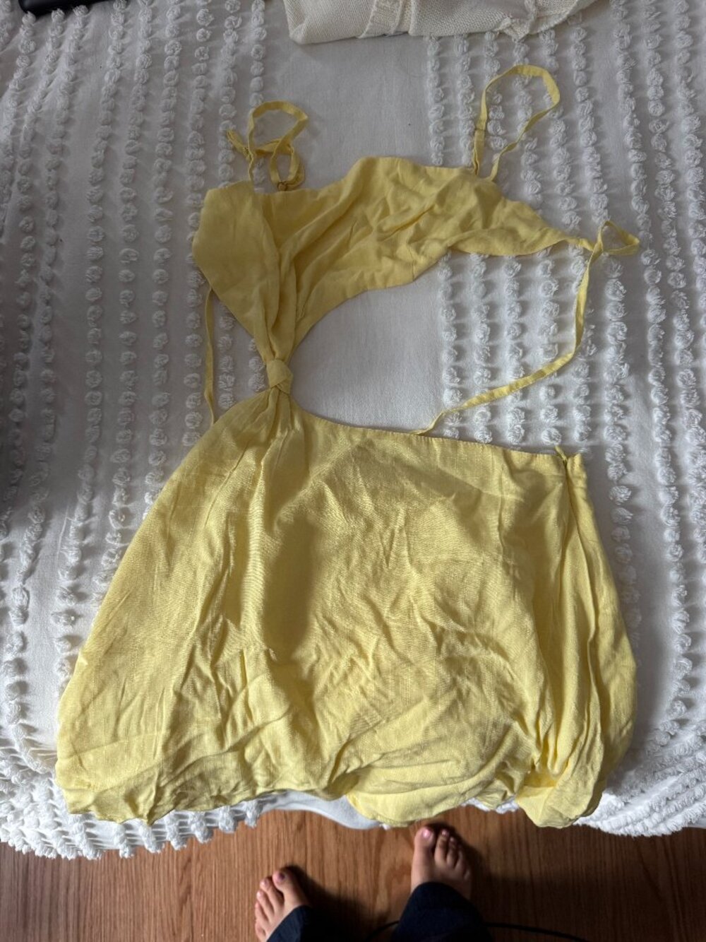 Yellow Mini Dress